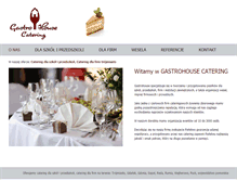 Tablet Screenshot of gastrohousecatering.pl